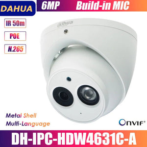 Dahua IPC HDW4631C A 6MP PoE Dome IP Camera 50M IR Built In Microphone - stepyours.com