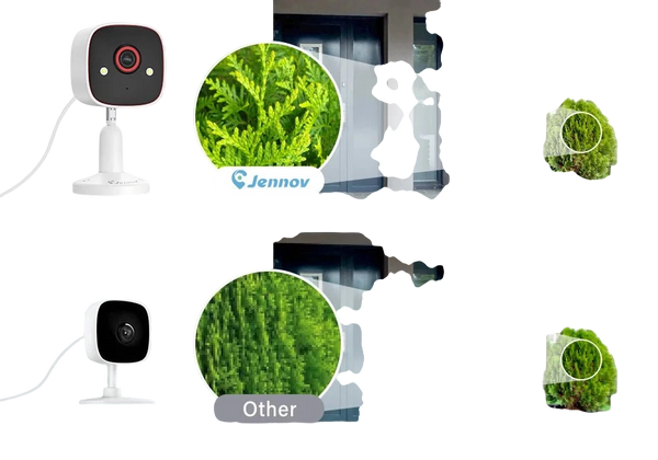 Jennov 2K HD Wireless Security Camera Color Night Vision IP66 Weatherproof - stepyours.com