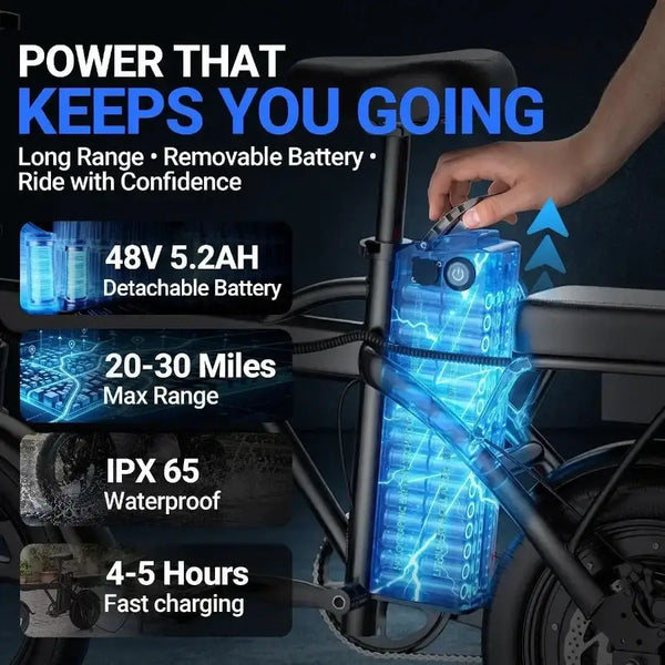 Foldable Electric Bike For Commuters — product image 3