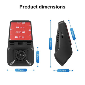 4K WiFi Car Dash Cam Dvr 24H Parking Monitor App Control Video Recorder - stepyours.com