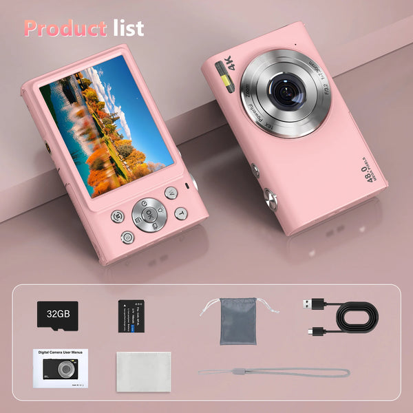 4K Autofocus Vlogging Camera 42MP With Two Point Eight Inch Screen Camcorder - stepyours.com