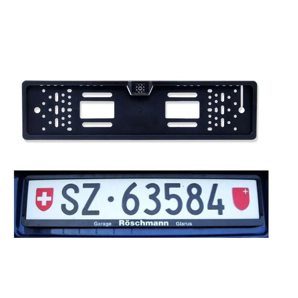 Car Rear View Camera EU License Plate Frame Waterproof Night Vision LED 4 8 - stepyours.com