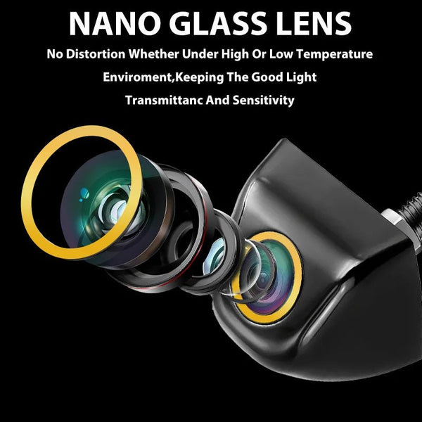 Car Rear View Camera AHD 1080P 170 Degree Wide Angle Night Vision - stepyours.com