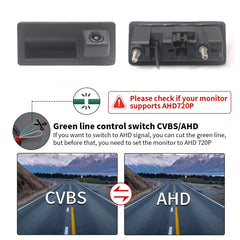 AHD 1080P Car Tailgate Handle Rear View Camera For VW Passat Golf Jetta Polo - stepyours.com