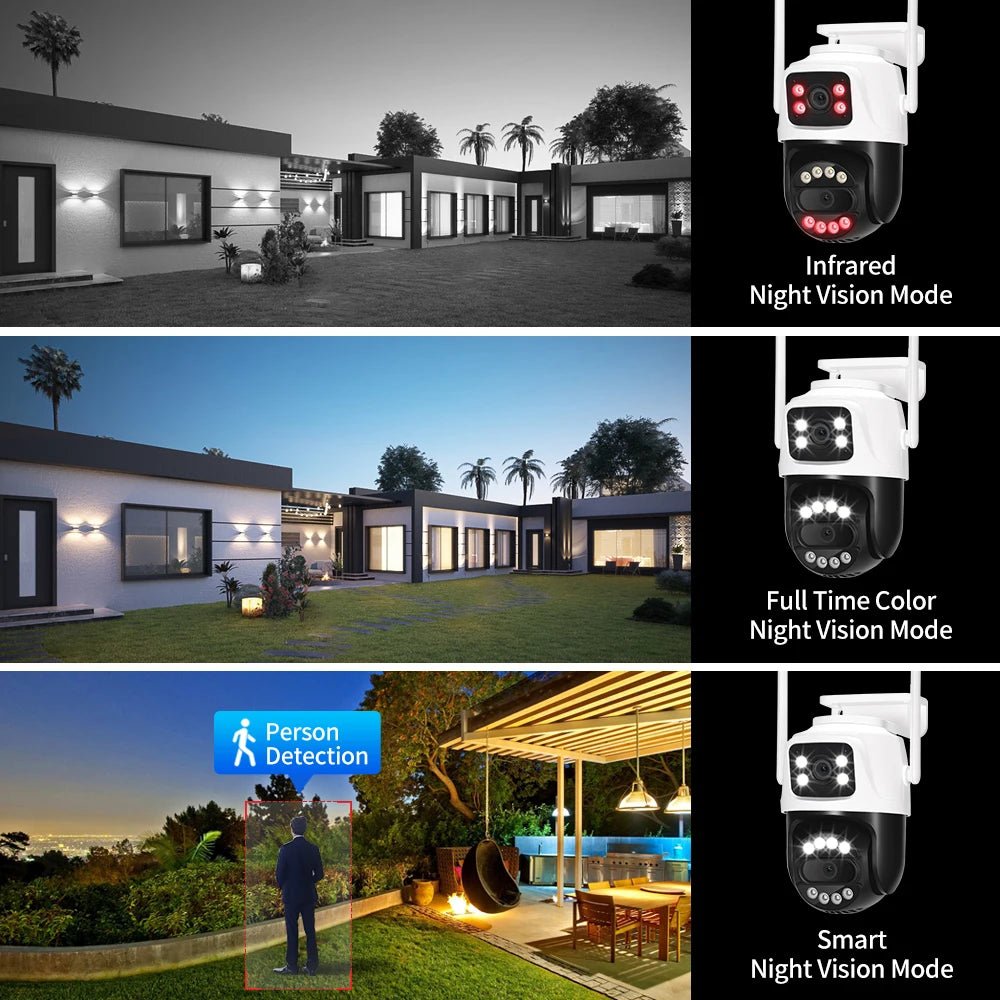 ASECAM 12MP 6K WiFi Camera - 8X Zoom With AI Human Detection Auto Tracking - stepyours.com