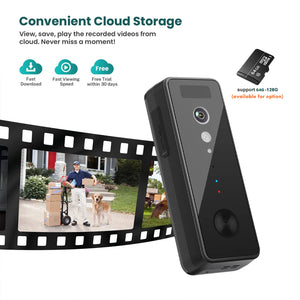 5G 2.4G 1080P WiFi Video Doorbell Dual Band Wireless Home Door Bell Tuya Smart Waterproof APP Remote Intercom Security Camera by stepyours.com