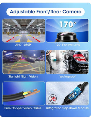 JMCQ AHD 1080P Car Rear View Camera 170 Degree Fisheye With Bracket For Opel - stepyours.com