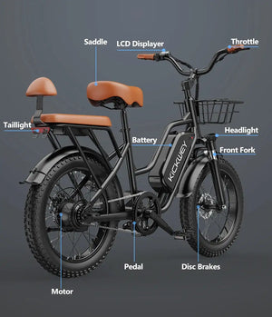 Kickwey Fat Tire E Bike — product view 5