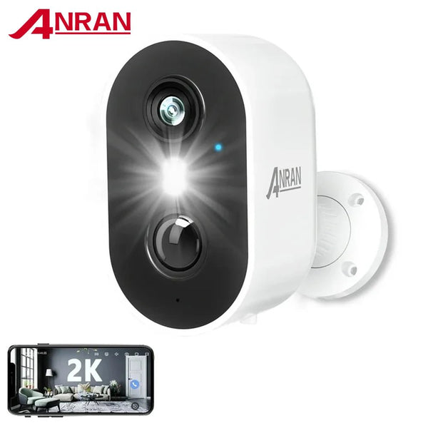 ANRAN C2 2K Battery Wireless Security Camera - 2.4G WiFi IP65 Weatherproof - stepyours.com