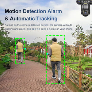 V380Pro 3 Lens WiFi Solar Camera 360 Outdoor Waterproof Security - stepyours.com