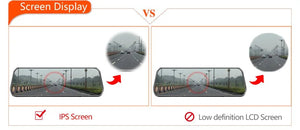 EACE 2.5K Mirror Dash Cam For Car Touch Screen With GPS WiFi 1440P Parking DVR - stepyours.com