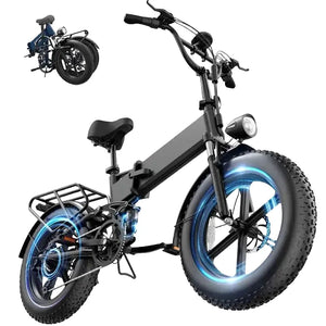 Urlife Foldable Fat Tire E Bike Configuration — product view 1