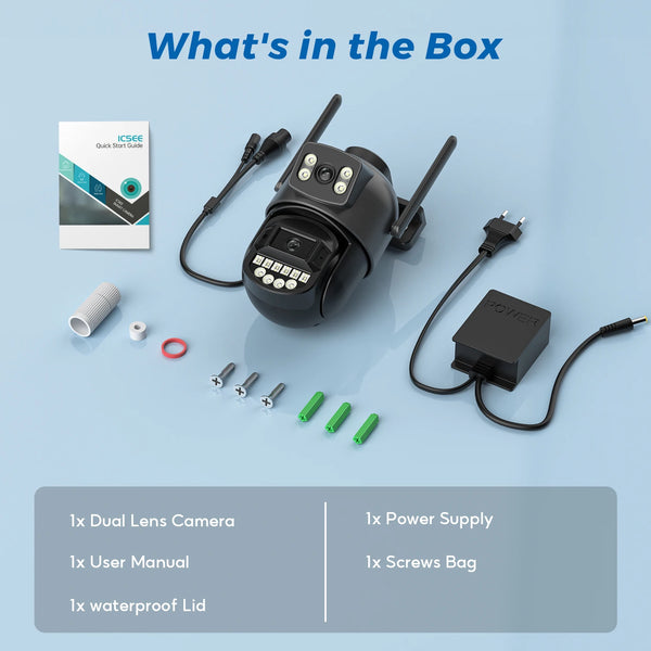 ANBIUX 8MP Dual Lens PTZ IP Camera with AI Humanoid Detection - stepyours.com