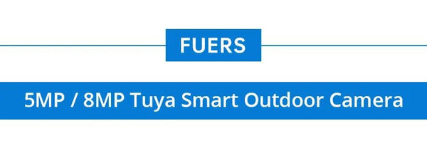 Fuers 8MP Outdoor IP Camera - Auto - Tracking and Tuya Smart Life Compatible - stepyours.com