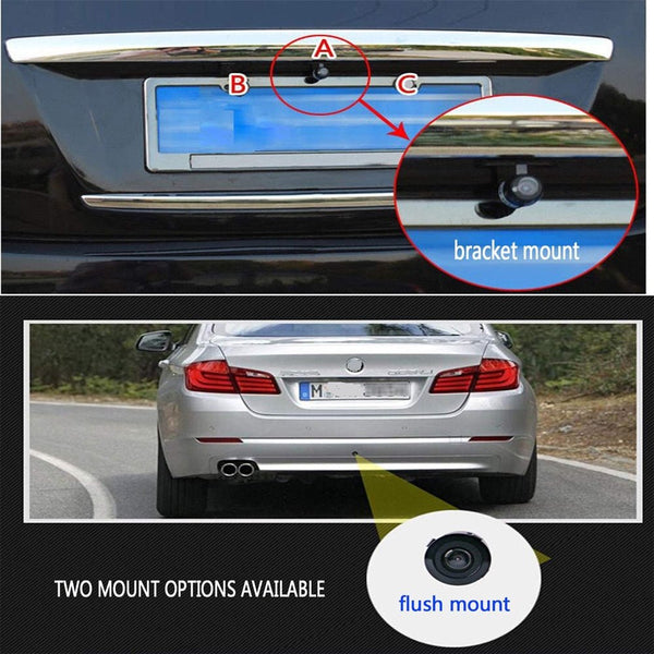 IP68 Waterproof Car Rear View Camera Night Vision 170 Degree HD Backup Monitor - stepyours.com