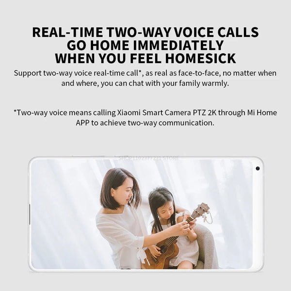 Xiaomi 360 Degree PTZ 2K AI Security Camera - Night Vision And Human Detection - stepyours.com