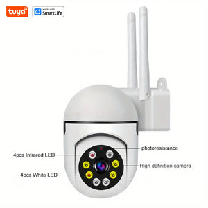 Tuya 4MP Indoor WiFi Camera Two Way Audio and Motion Alerts Plus - stepyours.com