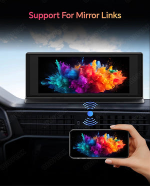 K2 Pro 11.3 4K Car DVR With Wireless CarPlay Android Auto Dual Lens Dash Cam - stepyours.com