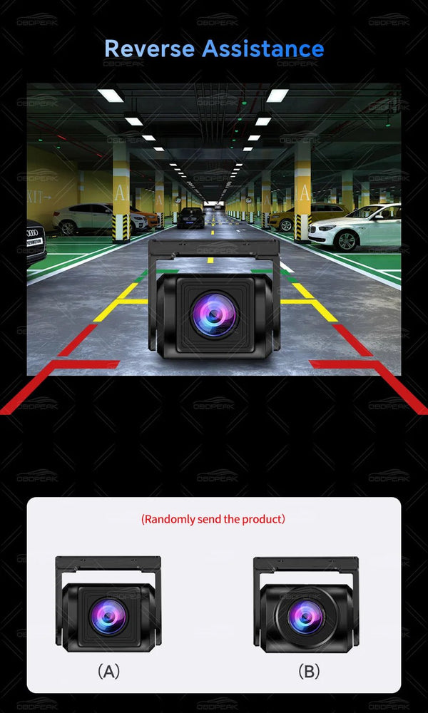 FHD 1080P Car Rear View Camera Waterproof For DVR Dashcam T30 K50 - stepyours.com