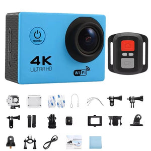 4K Action Camera WiFi Underwater Helmet Cam for Outdoor Sports - stepyours.com