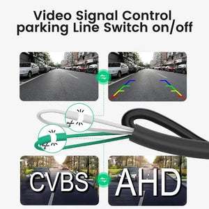 Car Rear View Camera AHD 1080P Full HD 170 Wide Angle Night Vision - stepyours.com