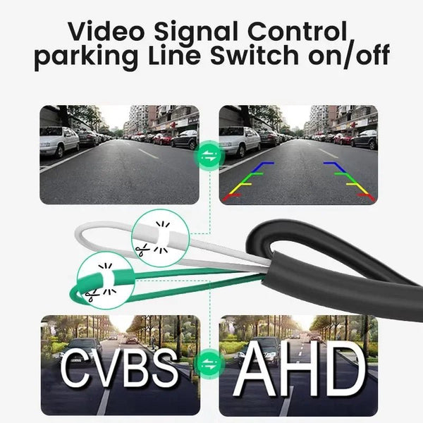 Car Rear View Camera AHD 1080P Full HD 170 Wide Angle Night Vision - stepyours.com
