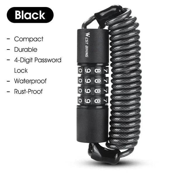 West Biking Lock for On The Go Security — product view 22