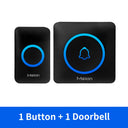 Meian Smart Home Doorbell Wireless Security Doorbell IP65 Waterproof Outdoor Door Bell 60 Songs 5 Volume Adjustable Chime Kit by stepyours.com