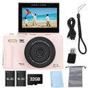 Amorus 75MP Digital Camera 5.7K Video 18x Zoom WiFi Vlog Camera - stepyours.com