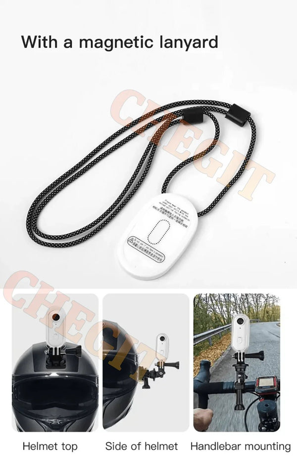 4K WiFi POV Mini Action Camera Magnetic Pocket Vlog Cam Helmet Mount for Bike - stepyours.com