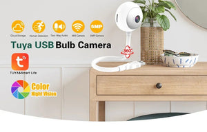 5MP Mini WiFi Indoor Camera 2K AI Auto Tracking Tuya for Baby Monitor - stepyours.com
