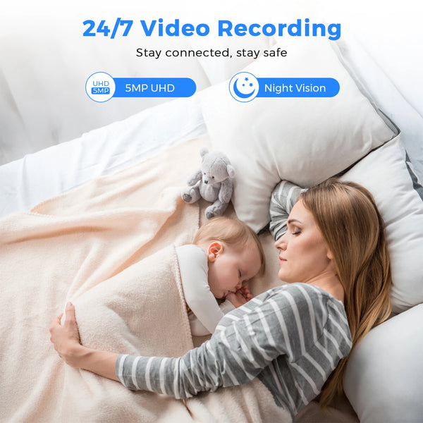 BESDER 5MP Mini Cube Camera - AI Human Detection and Two - Way Audio - stepyours.com