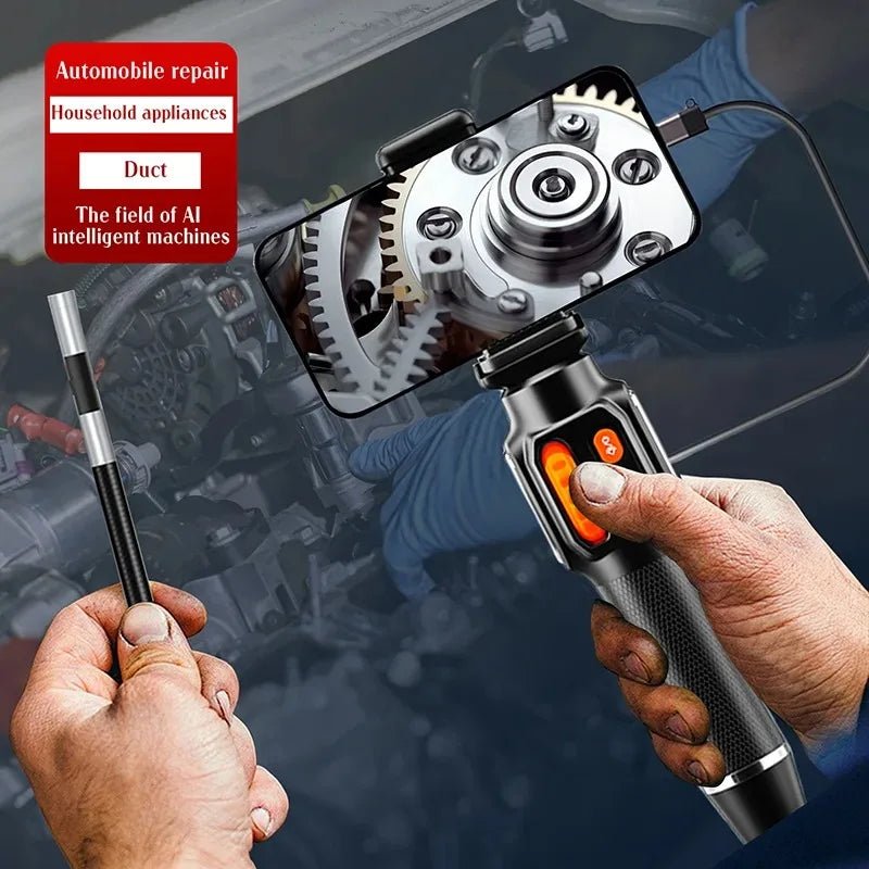 Type C 360 Degree Two Way Rotary Endoscope Camera 1080P HD For Car Inspection - stepyours.com