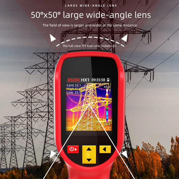 BSIDE HX1 Handheld Thermal Imaging Camera - 240x240 IR For PCB, Auto, Pipelines - stepyours.com