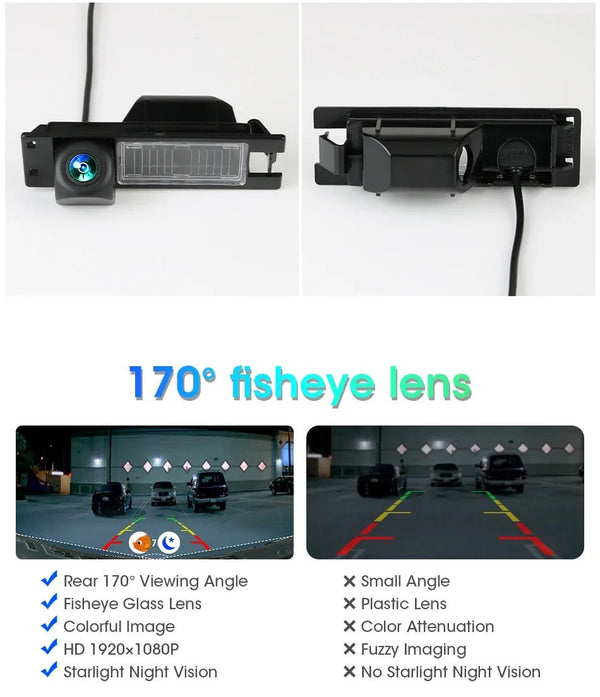 JMCQ AHD 1080P Car Rear View Camera 170 Degree Fisheye With Bracket For Opel - stepyours.com