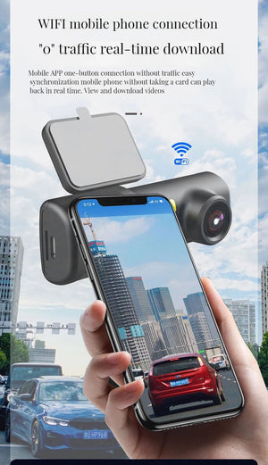 CZSKY 2K 1440P WiFi Dash Cam Car DVR Night Vision WDR Voice Control Parking Mode - stepyours.com