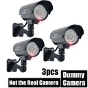 Eleopard Fake Security Camera - Waterproof Dummy CCTV With Red LED Add Hooks - stepyours.com
