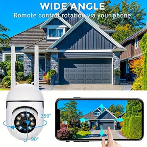 1080P Wireless Security Camera With Color Night Vision 2 Way Audio Pan Tilt Zoom - stepyours.com