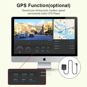10 Inch Car DVR Touch Screen Dual 1080P Front And Rear Rearview Mirror Camera - stepyours.com
