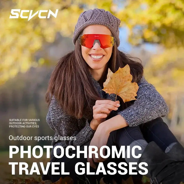 Photochromic Cycling Sunglasses — product view 4