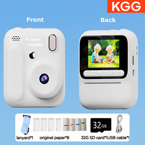 Kids Color Printing Instant Camera 32GB 1080P Digital Photo Video Gift - stepyours.com