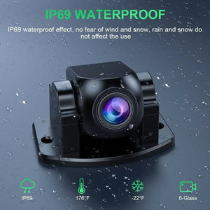 Waterproof HD Rear View Camera RCA Compatible Front And Rear Night Vision - stepyours.com