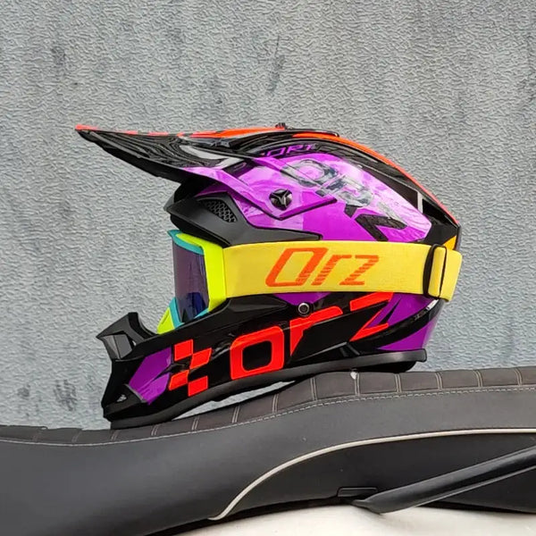 DOT Full Face Motorcycle Helmet off Road — product view 22