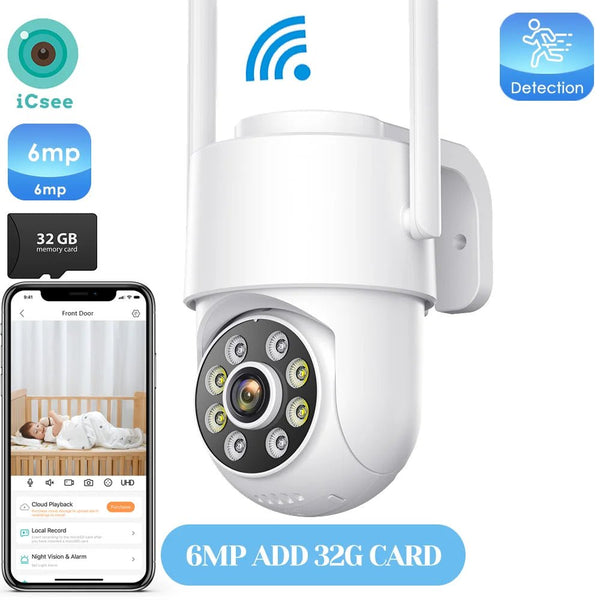 4K Outdoor Dual Lens PTZ WiFi Security Camera With 5X Zoom And Smart Tracking - stepyours.com
