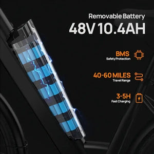 Adult Commuter Urlife Electric Bike — product view 3