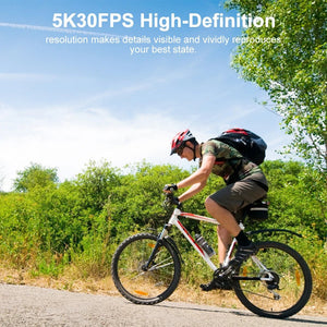 Ourlife 5K 30FPS Action Camera 2 Inch LCD 170 Degree Waterproof Remote Control - stepyours.com