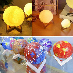 Customizable Moon Lamp for Kids Bedtime — 12cm