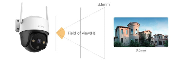 IMOU Cruiser SE Plus Outdoor PTZ WiFi Camera - Color Night Vision AI Detection - stepyours.com