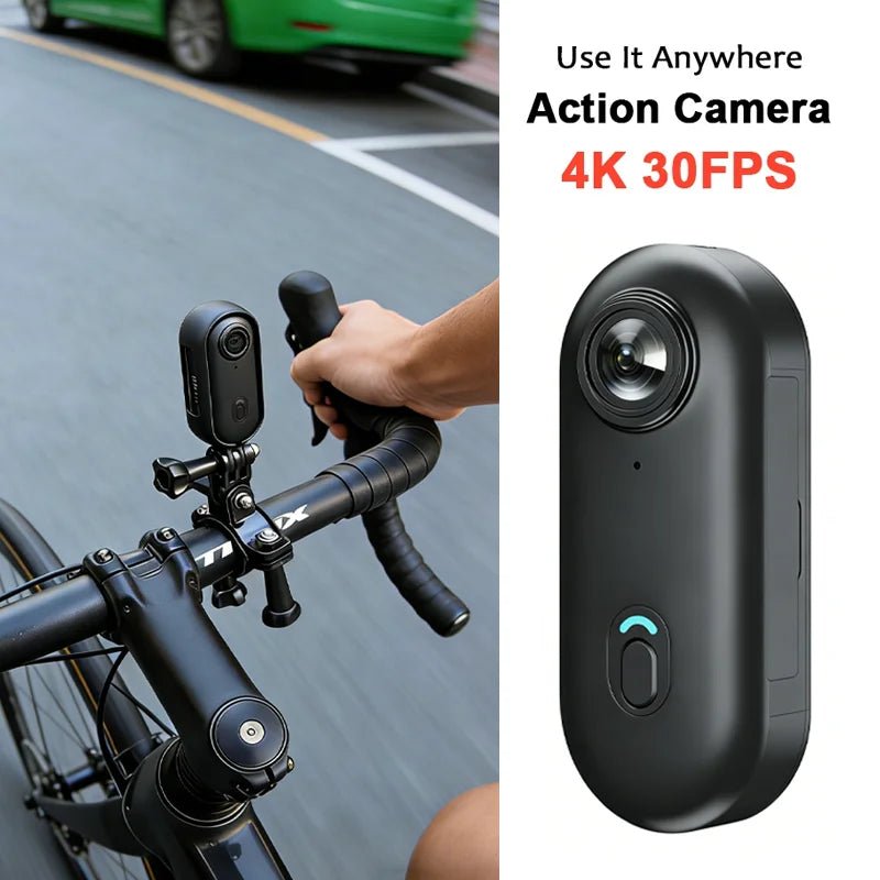 POV Magnetic 4K Waterproof Action Camera With WiFi For Helmet Bike Vlog - stepyours.com