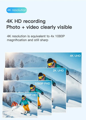 4K Mini WiFi Magnetic POV Action Camera for Sports Waterproof Helmet Cam - stepyours.com